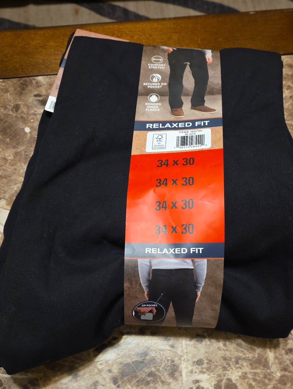 Weatherproof Fleece Lined Utility Pant For Men